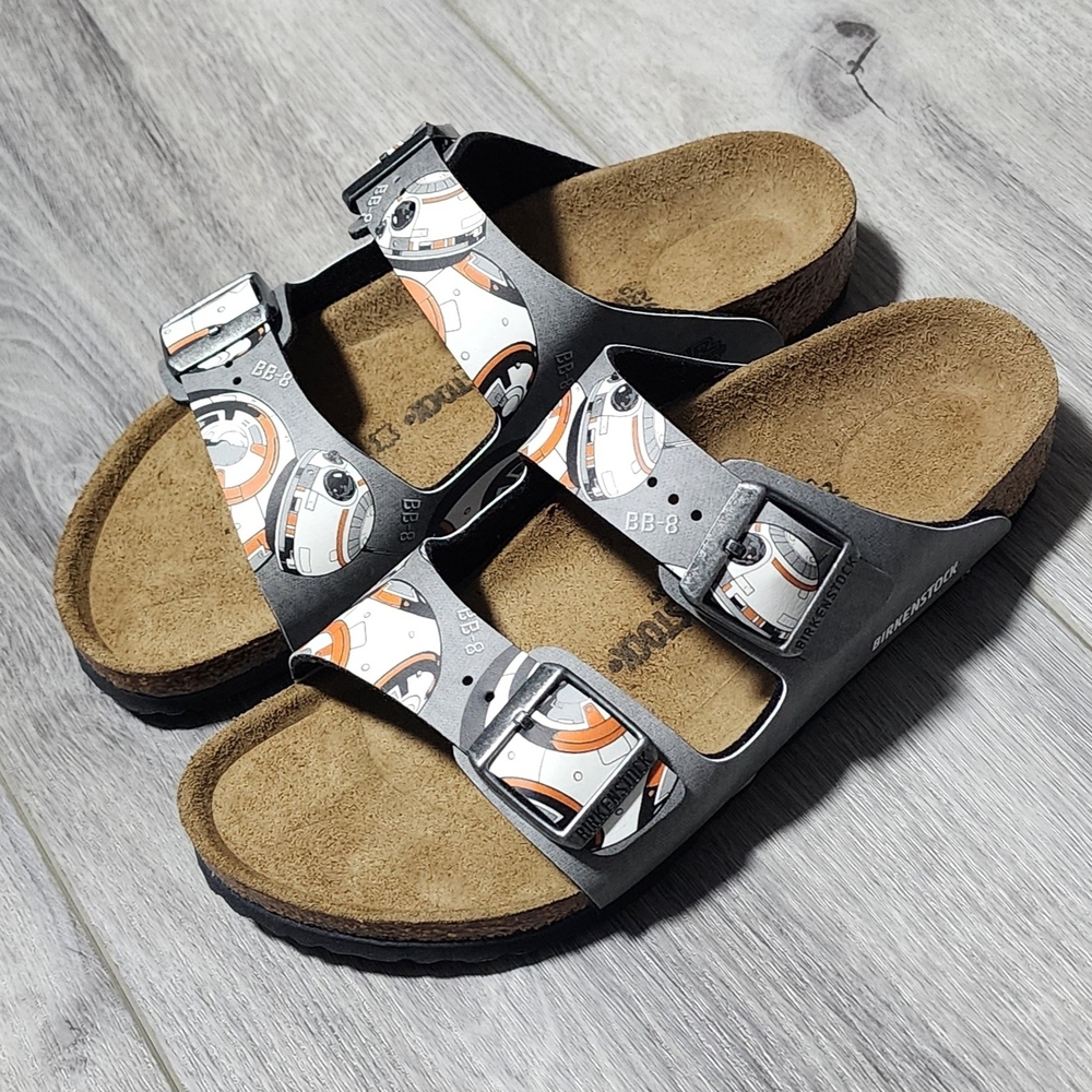 NWOB Birkenstock Arizona Star Wars BB-8 Sandals Womens Size 3